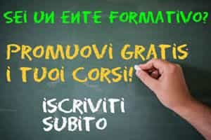 pubblicizzare corsi